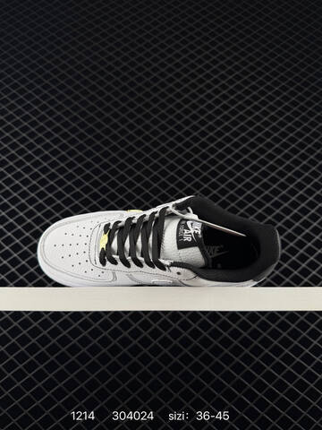 Nike Air Force 1 07 White Black Gold 36-45 Lifestyle - Unisex (BS-73720)