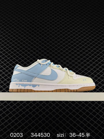 Nike Dunk Low SB Blue Gray Yellow Pink EU 36-45 Skate - Unisex (BS-72841)
