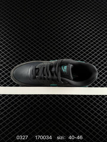 Nike Air Max 90 Black Grey White Blue EU 40-46 Lifestyle - Men's (BS-72442)