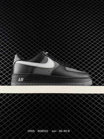 Nike Air Force 1 07 LV8 Black Gray White EU 36-45 Lifestyle - Unisex (BS-71693)