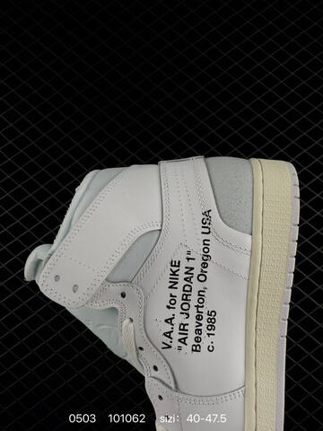 OFF-WHITE x Nike Air Jordan 1 Retro High OG UNC AIR JORDAN 1 Aj1 Lifestyle BS-79354