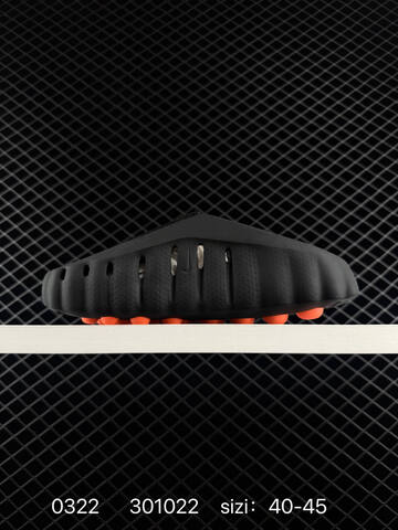 Nike Mind 001 Recovery Slide Black With Orange Accents 40-45 Casual - Men's (BS-72515)