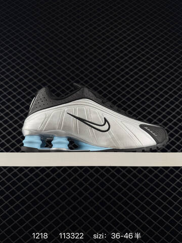 Nike Shox R4 Multiple Colorways Shown Triple Black Triple White Silver Black With Blue Shox EU 36-46 5 Casual - Unisex (BS-73604)
