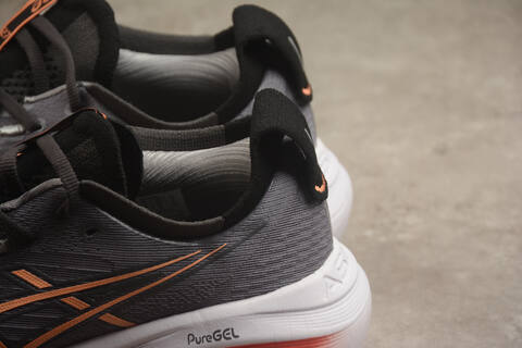 ASICS GEL NIMBUS 27 1011B958 021 Grey Orange White Black US 9 EUR 42 5 UK 8 CM 27 Running Shoe Running Sneakers - Men's (BS-59742)