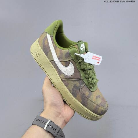Nike Air Force 1 07 Olive Green Brown Beige EU 36-45 Sneaker - Unisex BS-60658