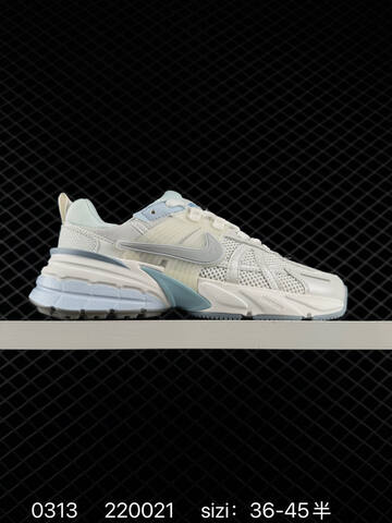 Nike V2K Run White Metallic Silver Light Blue Grey EU 36-45 Running - Unisex (BS-72668)