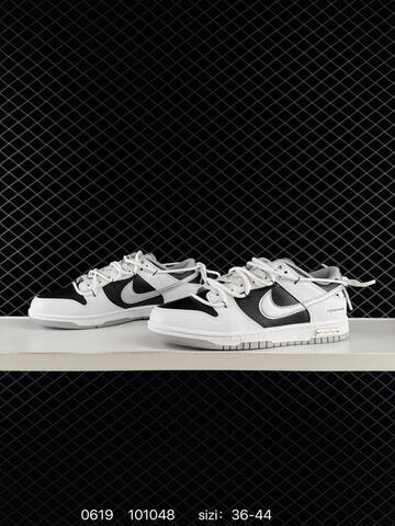 Nike Dunk Low White Black Light Grey EU 36-44 Skate Shoe - Unisex (BS-70686)