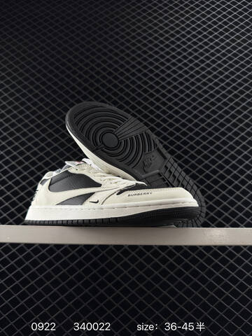 Jordan Air Jordan 1 Low Travis Scott Givenchy Custom Off White Black Clear Blue EU 36-45 Sneaker - Unisex (BS-80655)