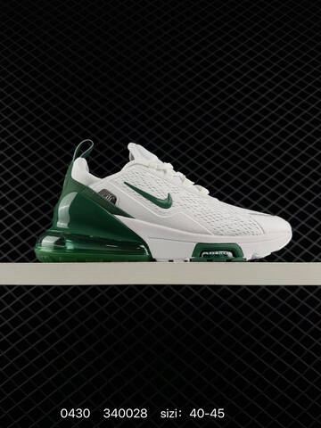 Nike Air Max 270 Flyknit White Green Black 36-45 Running - Unisex (BS-71762)