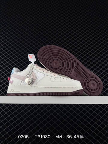 Nike Air Force 1 07 Low Sail Pink Light Blue Burgundy EU 36-45 5 Lifestyle - Unisex (BS-72817)