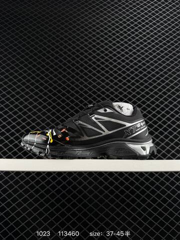 Salomon XT-6 Black Silver Yellow White EU 37-45 Trail Shoe Trail Running Sneakers - Unisex (BS-85952)