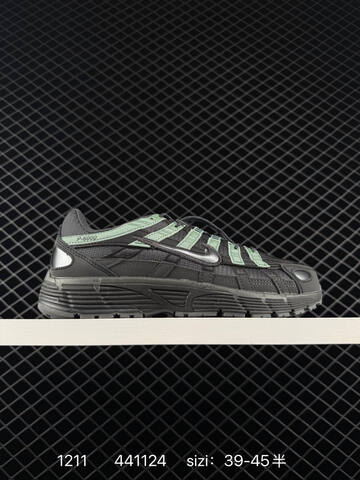 Nike P-6000 Black Mint Green EU 39-45 5 Running - Unisex (BS-73770)