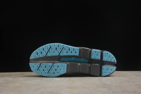 On Running Cloudflow 5 Grey Light Blue Dark Grey US 7 EU 40 UK 6 5 JP 25 Running Shoe Running Sneakers - Men's (BS-59848)