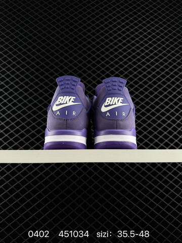 Jordan Air Jordan 4 HF4340-500 Purple White EU 35 5-48 Basketball Shoe - Unisex BS-79565