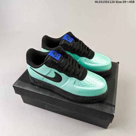 Nike Air Force 1 Black Purple 39 45 Lifestyle - Unisex (BS-62995)