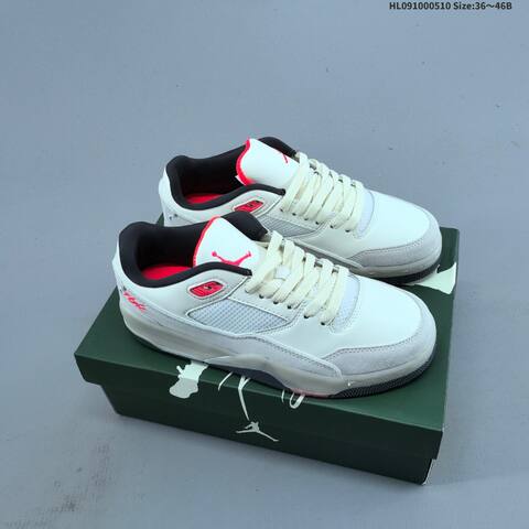 Jordan Flight Court White Black Red 36 46B Basketball - Women's (BS-66003)