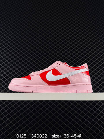 Nike SB Dunk Low Pink Red White 36-45 Skate - Unisex (BS-72956)