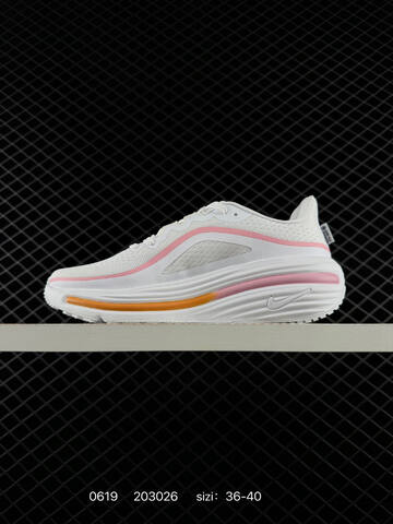 Nike Winflo 12 White Pink Orange Black EU 36-40 Running Shoe - Unisex BS-70681