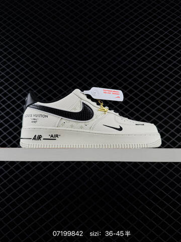 Nike Air Force 1 07 Low White Black Grey Red EU 36-45 Lifestyle - Unisex (BS-70168)