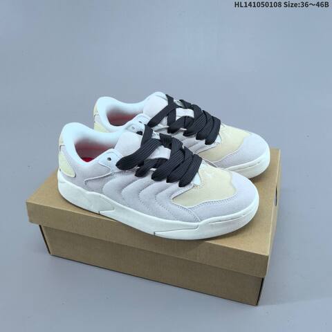 Jordan Session 90 Grey White Cream With Black Laces 36 46B Casual - Women's (BS-62130)