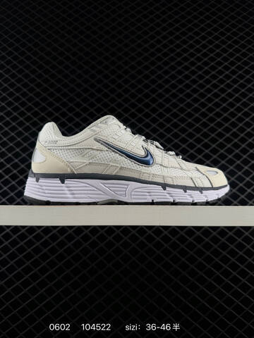 Nike P-6000 Silver White Black Grey EU 36-46 Running - Unisex (BS-71032)