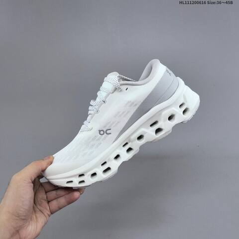 On Cloudmonster 3 White Pale Yellow Grey EU 36-45 Running Shoe Running Sneakers - Unisex (BS-69487)