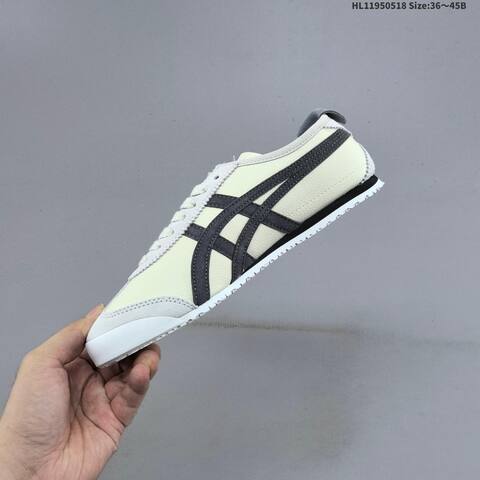 Onitsuka Tiger Mexico 66 Cream White Dark Gray EU 36-45 Sneaker Casual Sneakers - Unisex (BS-68824)