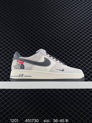 Nike Air Force 1 07 Sail Gray Black Red EU 36-45 5 Lifestyle - Unisex (BS-73902)