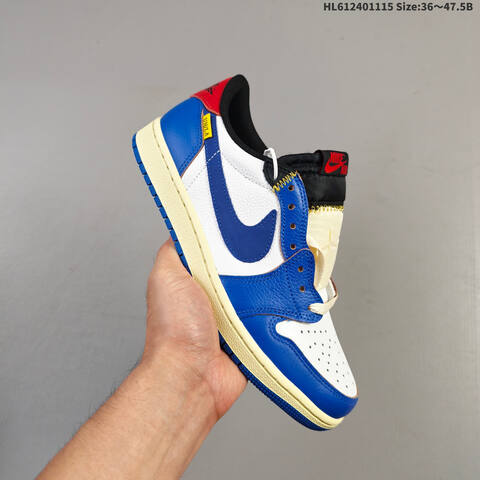 Jordan Air Jordan 1 Low White Blue Red EU 36-47 5 Basketball - Unisex (BS-63721)