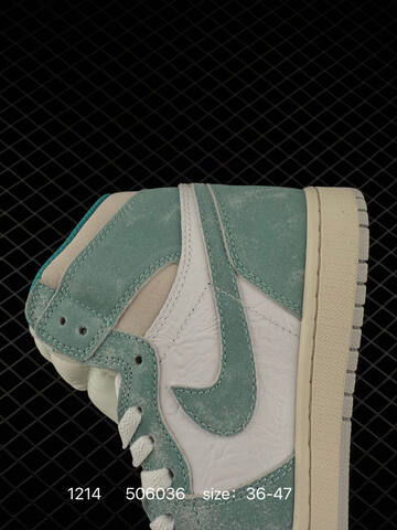 Jordan Air Jordan 1 Retro High OG 555088-610 Turbo Green White Sail EU 36-47 Basketball Shoe - Unisex BS-80068