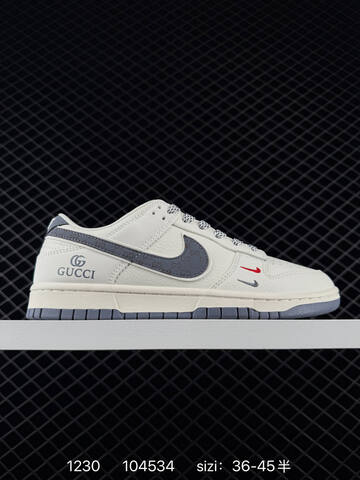 Nike SB Dunk Low Supreme Sail Black EU 36-45 Skate - Unisex (BS-73383)