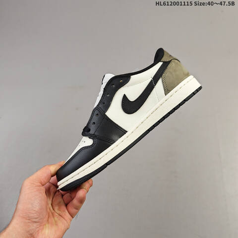 Jordan Air Jordan 1 Low 1985 Black White Grey EU 40-47 5 Casual - Men's (BS-63720)