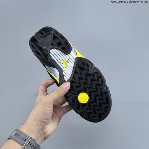 Jordan Air Jordan 14 Retro Thunder Black Yellow EU 36-47 5 Basketball - Unisex (BS-66179)