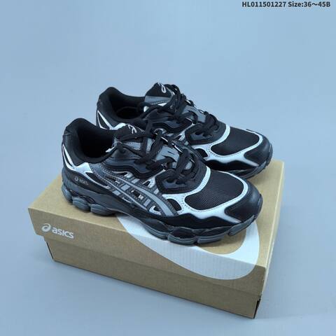 Asics GEL-NYC Black Dark Gray EU 36-45 Running Shoe Running Sneakers - Unisex (BS-69124)