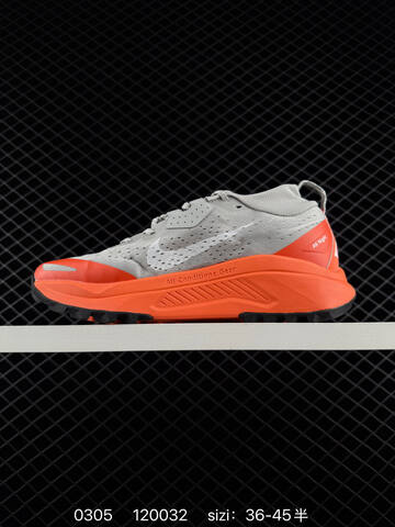 Nike ACG Zegama Trail Grey Orange Black 36-45 5 - Unisex (BS-72765)