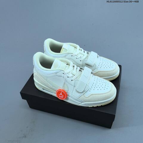 Nike Jordan Legacy 312 Low White Cream Sail 36 46B Basketball - Women's (BS-65992)