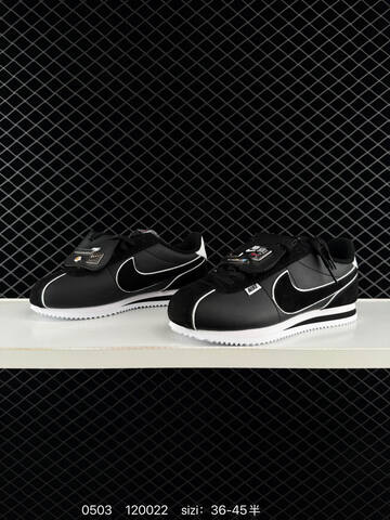 Nike Classic Cortez FQ0259 Black White EU 36-45 5 Casual - Unisex (BS-71707)
