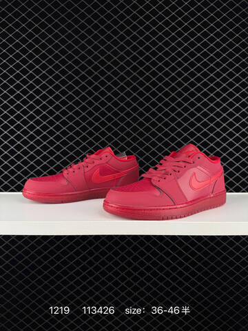 Jordan Air Jordan 1 Low All Red EU 36-46 Sneaker - Unisex BS-80023