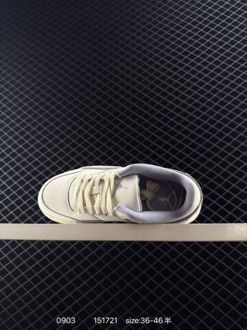 Jordan Air Jordan 4 Retro Flight Court Sail Cream Purple Grey EU 36-46 Sneaker - Unisex BS-80780