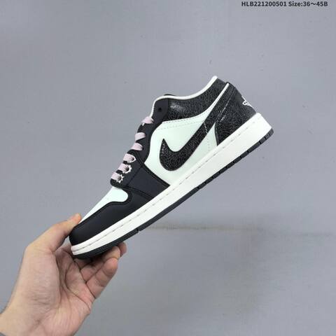 Jordan Air Jordan 1 Low White Black EU 36-45 Basketball - Unisex (BS-66061)