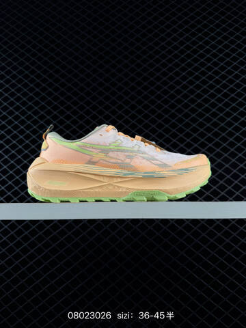 ASICS GEL TRABUCO MAX 4 Off White Light Green Peach Pink Beige EU 36-45 Trail Shoe Trail Running Sneakers - Unisex