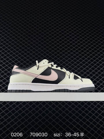 Nike SB Dunk Low Black White Pink EU 36-45 5 Skate - Unisex (BS-72807)