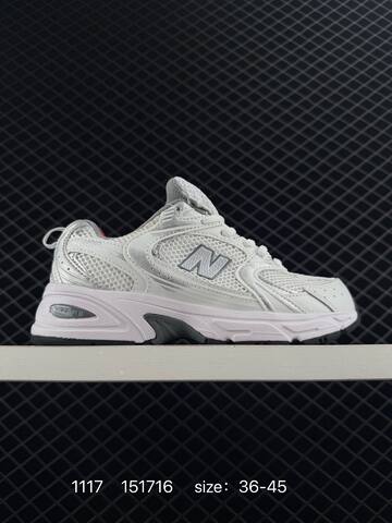 New Balance MR530 Light Grey Off White Black White EU 36-45 Sneaker - Unisex (BS-82586)