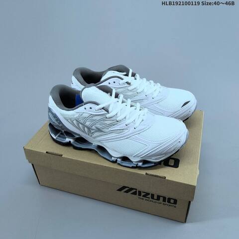 Mizuno Wave Prophecy LS Black Silver White Purple 40 To 46 Running Shoe Running Sneakers - Men's (BS-69850)