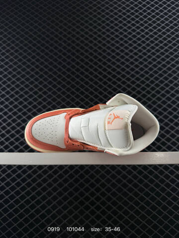 Jordan Air Jordan 1 Mid White Pink Cream Orange EU 35-46 Sneaker - Unisex BS-80666