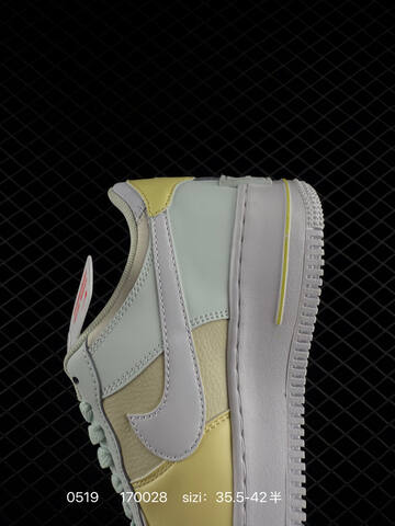 Nike Air Force 1 Shadow White Pale Yellow Mint Cream EU 35 5-42 Lifestyle - Unisex BS-71370