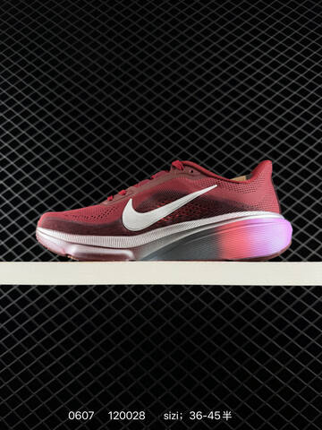 Nike Zoom Pegasus 42 Burgundy White Silver Purple Pink EU 36-45 Running - Unisex (BS-70924)