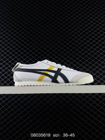 Onitsuka Tiger MEXICO 66 White Black Yellow Off White EU 36-45 Sneaker Casual Sneakers Unisex