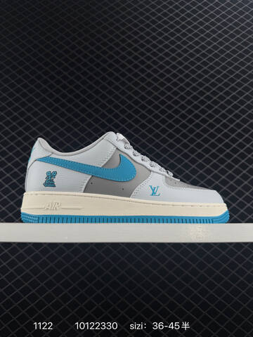 Nike Air Force 1 07 Low White Green EU 36-45 Casual - Unisex (BS-74059)