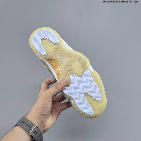 Jordan Air Jordan 11 Retro Low White Metallic Gold EU 36-47 5 Basketball - Unisex (BS-65876)